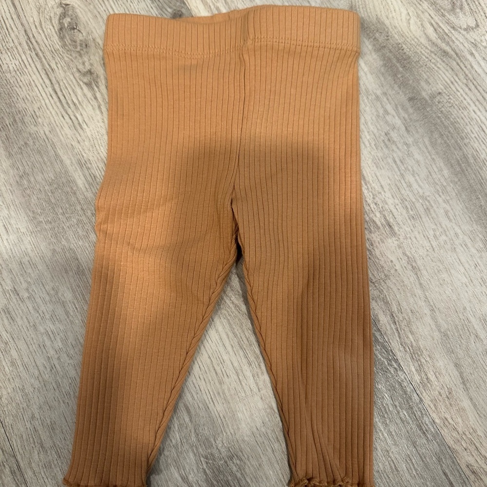 LC Lauren Conrad Kids Ribbed Brown Leggings